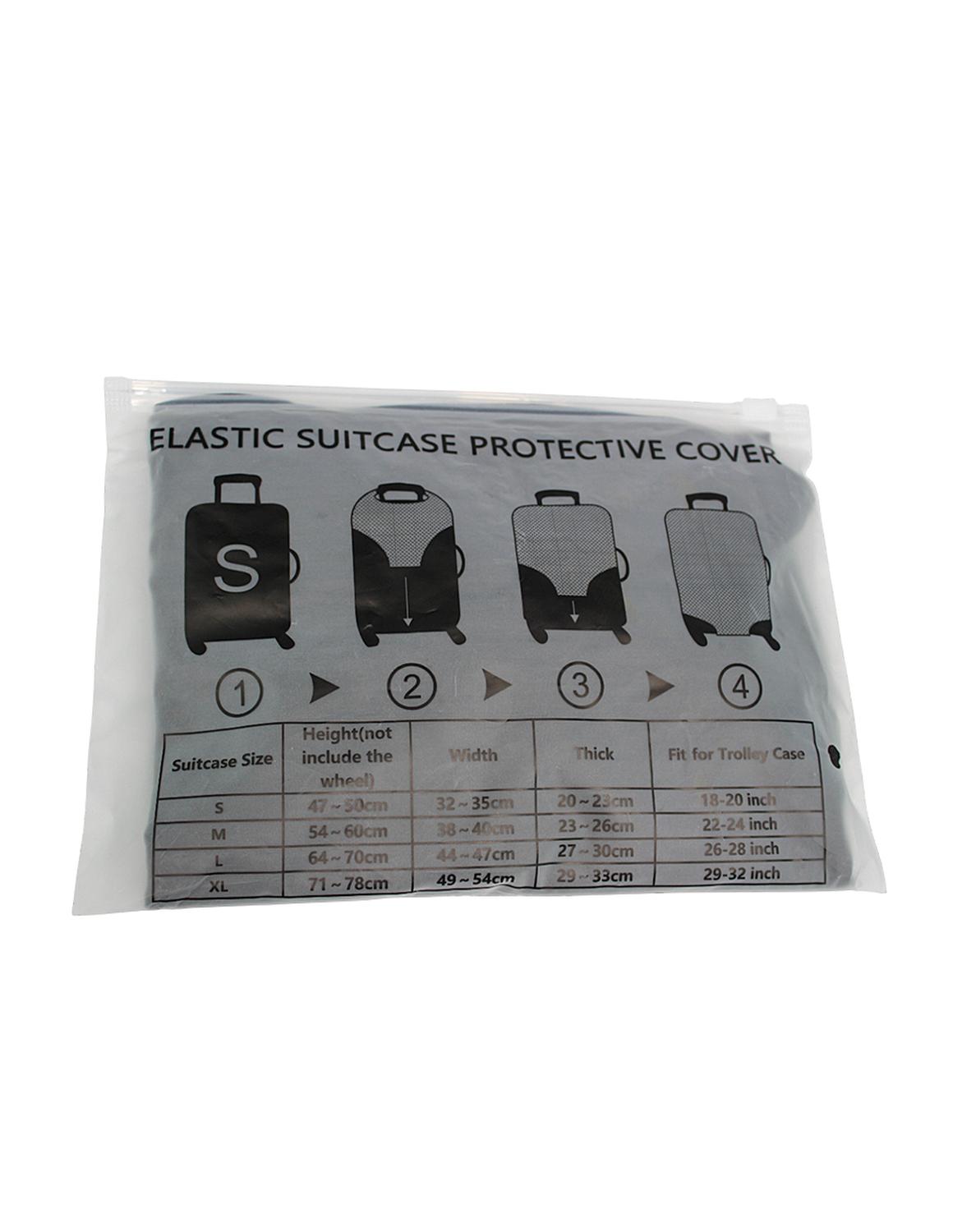 FUNDA ELÁSTICA PARA MALETA DE CABINA QUEENCY NEGRA