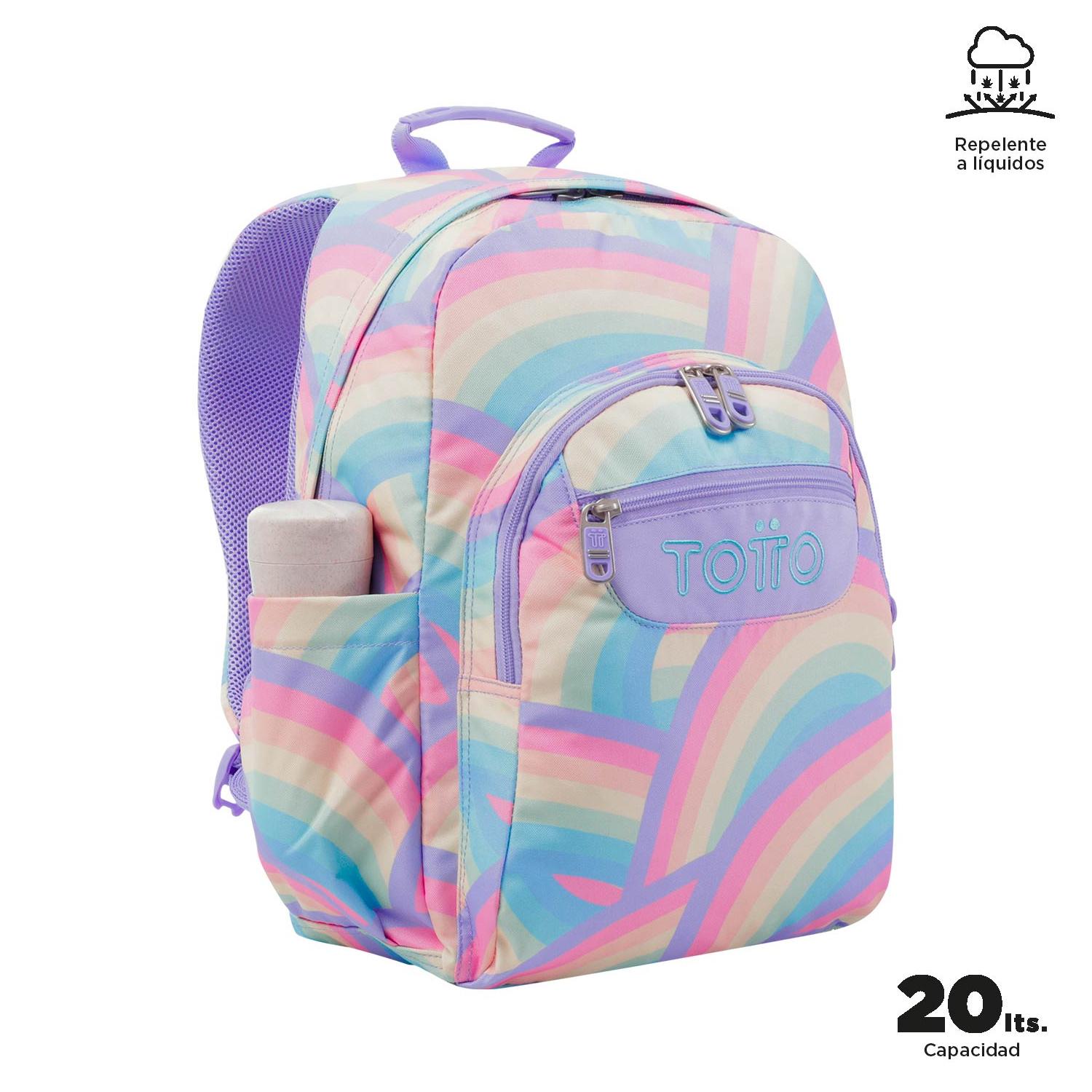 MOCHILA TOTTO ACUARELA 23100-3QS MORADO Miguel Petacas